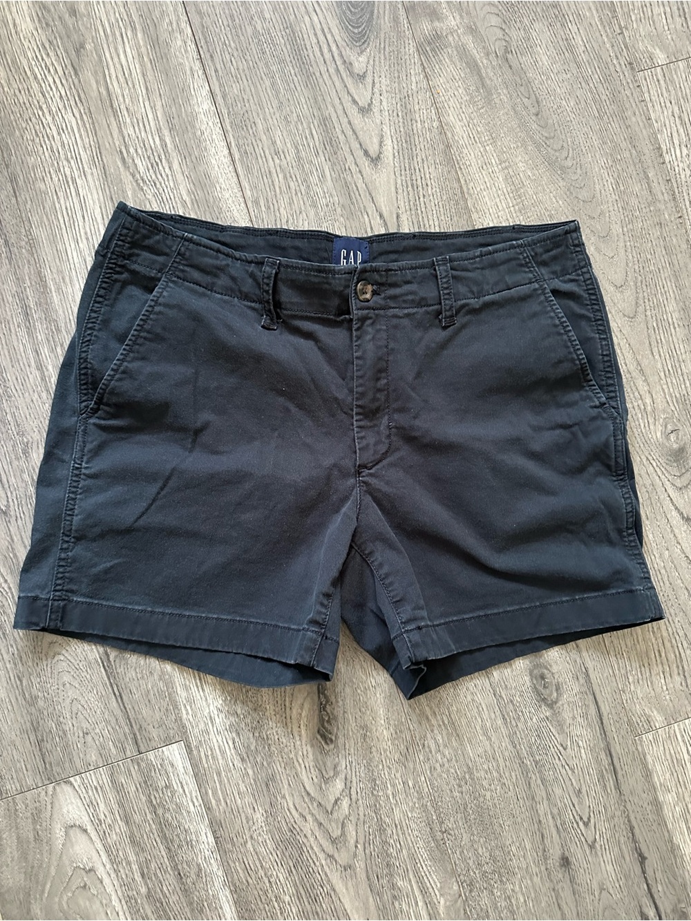 GAP Classic Black Chino Shorts